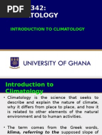 Introduction To Climatology