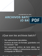 Archivos Batch Bat