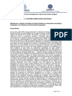 Modelación y Diseño de Redes de Agua Potable Con Demanda Estocástica Integrados Con Sistema de Información Geográfica