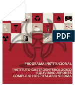 Programa Institucional - Instituto Gastroenterológico Boliviano Japones - Complejo Hospitalario Viedma