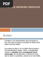 Overview of Stock Broking, Dep, Cust