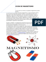 Definicion de Magnetismo