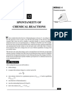 L-12 Spontaneity of Chemical Reactions