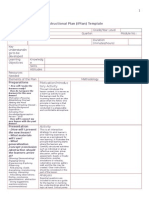 Instructional Plan Template