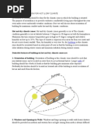Building Orientation For Hot & Dry Climate