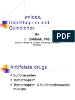 Sulfonamides Trimethoprim and Quinolones