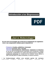 Introducción A Los Bioprocesos