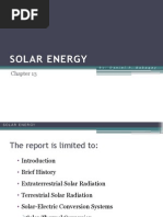 Solar Energy: By: Daniel P. Babagay