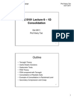 1D Consolidation - Terzhagi Theory (SEP 2011)