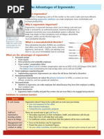 Advantages of Ergonomics