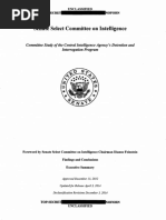 Senate Intelligence Committee CIA Torture Report Executive Summary