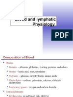 Blood and Lymphatic Physiology