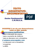 Texto Dissertativo - 9º Ano