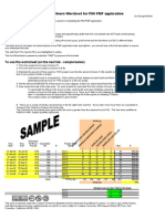 PMP Project Hours Worksheet