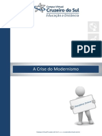 A Crise Do Modernismo