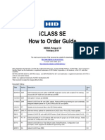 iCLASS SE How To Order Guide