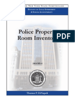 Comptroller Report: Property Rooms