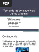 Teoría de Las Contingencias