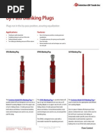 By-Pass Blanking Plugs Technical Datasheet