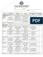 Kulliyyah of Engineering: Report Assessment Rubric