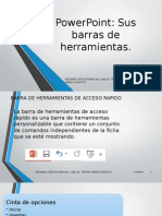 PowerPoint y Sus Barras de Herramientas