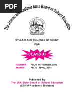 Syllabus 11th Class 2015