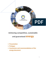 Achieving Competitive Sustainable and Guaranteed Energy