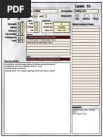 Level 10 Halfling For DCC