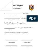 Basic Land Navigation Review Questions PDF