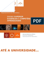 Ensino Superior - Exigências e Competências de Aprendizagem