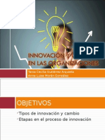 Innovación y Cambio en Las Organizaciones