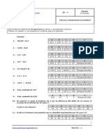 Cálculo Y Razonamiento Numérico