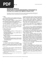 ASTM D6549 - Determination of Cooling Characteristics of Quenchants