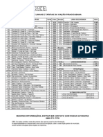 Tarifa Viação Piracicabana 2015