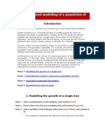 Individual-Based Modelling of A Population of Trees: Stage 1: Stage 2: Stage 3: Stage 4