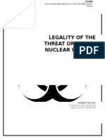 Advisory Opinion On Nuclear Weapons