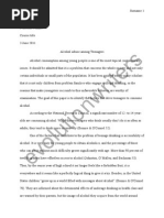 Essay On Alcohol Abuse Among Teenagers PDF