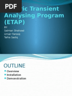 Electric Transient Analysing Program (ETAP)