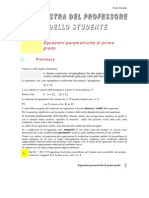 6 Equazioni Parametriche Di Primo Grdo