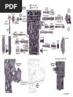 518 Non Lockup Valve Body: Upper Body Bottom View