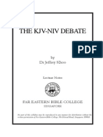 The Kjv-Niv Debate