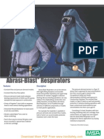 Abrasi-Blast Respirators: Features Description