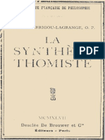 Synthese - Thomiste Garrigou PDF