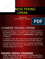 Chinese Peking Opera: Prepared By: Ms. Hazelyn C. Carreon