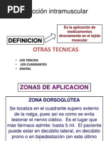 Inyectoterapia Intramuscular Endovenos