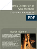 Estrés Escolar en La Adolescencia