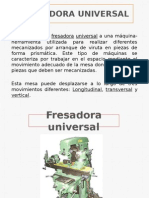 Fresadora Universal