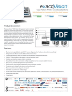 Exacqvision VMS Spec 0309