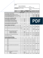 Planilla de Metrados Revisados