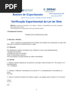 Fisica Experimental 3 - Roteiro - Lei de Ohm - MEC PDF